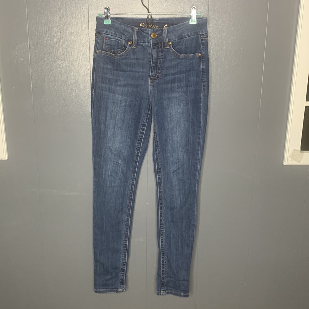 Seven7 HIGH RISE‎ TUMMYLESS SKINNY JEAN Size 6 - Picture 5 of 14
